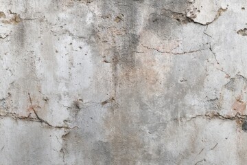 Obraz premium Weathered concrete wall texture. Gray, cracked surface with subtle color variations.