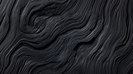 Flat, seamless wood texture featuring a rich black color. The surface has a bright, detailed grain pattern.