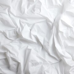 Obraz premium Textured White Fabric Background with Dynamic Folds and Subtle Light Play