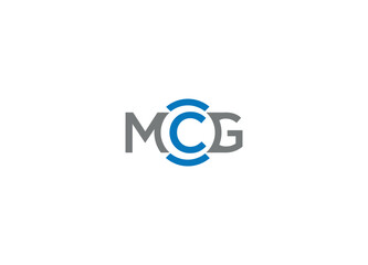 Obraz premium MCG letter logo design with vector icon template
