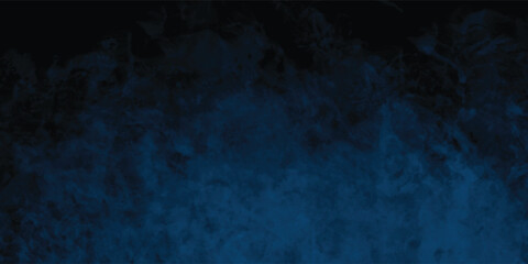 Hand-Painted Grunge Background in Blue with Rough Textural Layers

