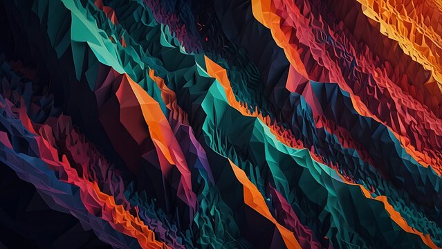 abstract colorful background, Geometric patterns, fluid designs, dream-like environments.