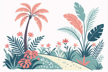 floral background with flowers