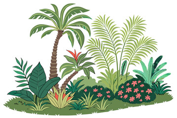 Fototapeta premium tropical palm tree