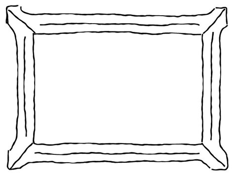Doodle Scribble Frame Seamless Loop