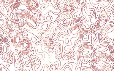 Obraz premium Abstract modern white and black topographic contour map wavy line, digital print terrain lines texture white background. 