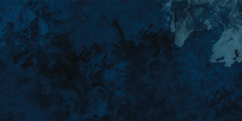 Painted Texture in Navy Blue with Layered Artistic Elements and Movement

