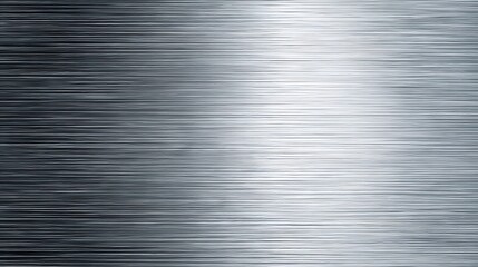 Refined metallic surface with horizontal brushed lines creates a modern texture