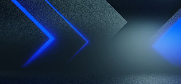 3d illustration rendering of y2k 2000s gamer technology futuristic fantasy metaverse cyberpunk sci-fi display podium abstract background neon-glow