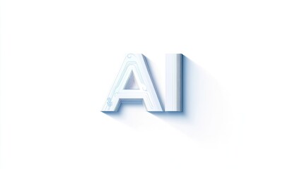 Modern AI logo design