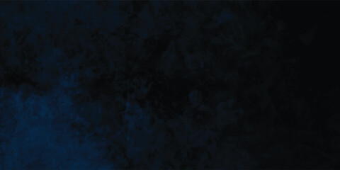 Blue Grunge Canvas with Thick Brushstrokes and Rough Painted Texture

