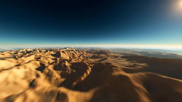 Zooming in on the Middle East with stunning landforms and water bodies at dawn, Earth Zoom to the Middle East Broadcast quality Rendered at 32-bit float depth