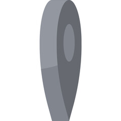 Fototapeta premium Gray Location Pin Icon