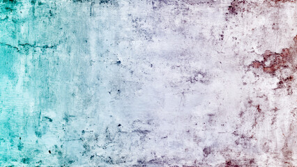 Obraz premium Blue distressed grungy backdrop. A Soft Gradient Of Blue And Green Hues On A Textured Surface