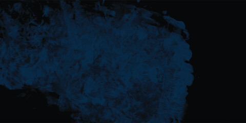 Deeply Textured Navy Canvas with Painted Brush Effects and Grunge Style

