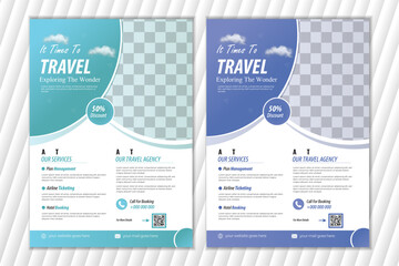 Travel poster or flyer Tamphlet brochure design