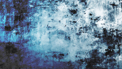 Obraz premium Blue grunge texture abstract background. 
