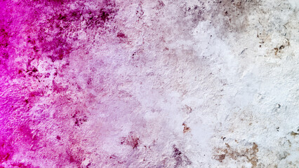 Fototapeta premium cracked wall background with purple color, old wall graffiti with crack art, peeling wall surface with old wall graffiti. Vibrant violet and purple abstract backgrounds to light up any space