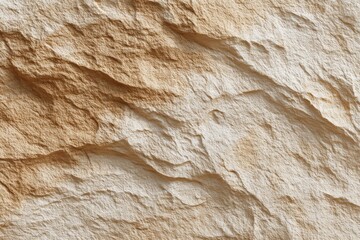 Close-up of a textured stone wall with shades of beige and brown.