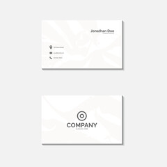 Modern Eco Friendly Business Card Template Minimal Design Layout