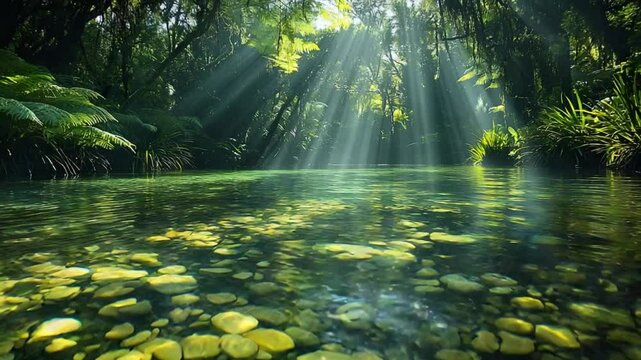 te waikoropupū springs clarity video new zealand landscape