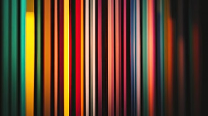 Abstract vertical stripes of vibrant colors