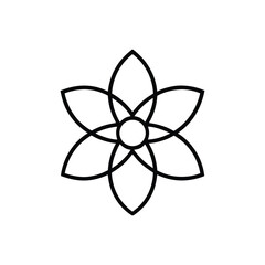 abstract flower vector illustration