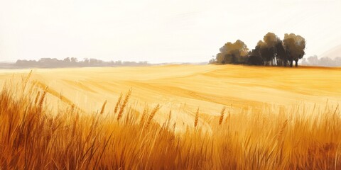 Obraz premium Golden Wheat Field