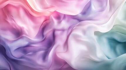 Obraz premium A colorful piece of fabric with a rainbow pattern. The colors are bright and vibrant, creating a sense of joy and happiness. The fabric appears to be made of a soft, plush material