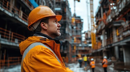 Engineer at Industrial Site.