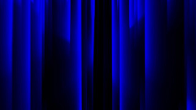 Abstract blue 3d lines animation background