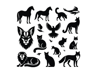 Obraz premium Animals Vector Icon Pack