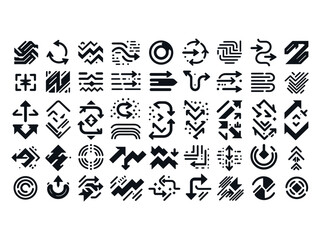 Fototapeta premium Arrow Vector Icon Pack