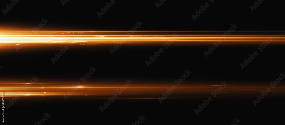 Poster Abstract light patterns creating dynamic visual effects in a dark background