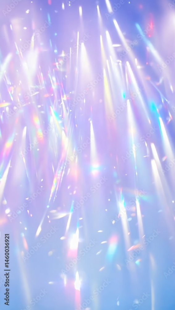 Poster abstract light patterns create a vibrant explosion of colors in a dreamy background setting