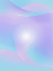 Abstract light reflections create serene background in soothing pastel hues of blue and purple