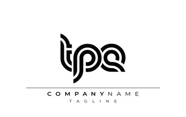 TPE Creative Unique Modern Letter Logo Design. Stylized logo featuring a unique letter design, presenting abstract minimalist aesthetics and modern appeal.
