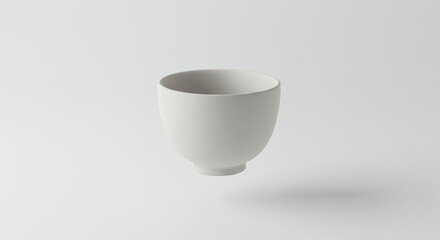 White ceramic container design