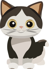 Cat cartoon animals character vactor