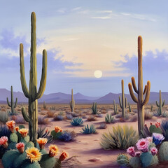 cactus in the desert