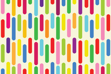 Abstract colorful rainbow dash line vertical stripes background,  Modern abstract wallpaper., Vector illustration