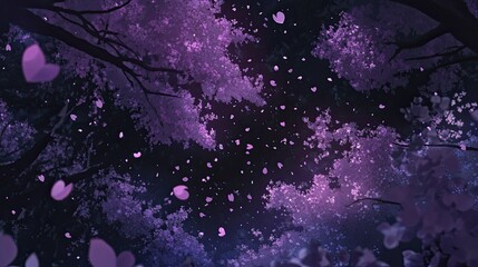 Nightfall Sakura Canopy