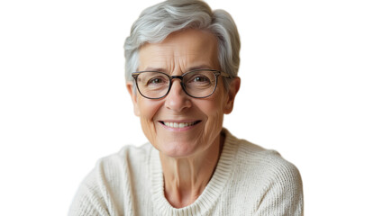 Fototapeta premium Smiling Senior Woman Portrait