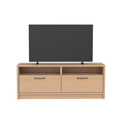  TV stand isolated on transparent background
