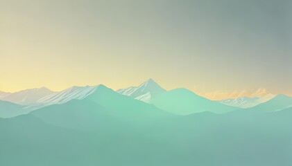 Subtle mint to pale yellow gradient, evokes calmness, background, texture, sky