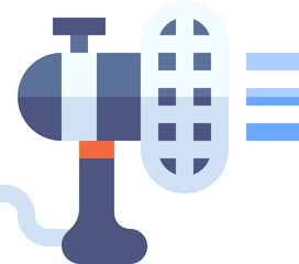 fan illustration on a white background     