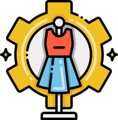 fashion illustration on a white background     