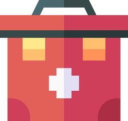 Obraz premium first aid kit illustration on a white background 