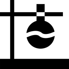 flask illustration on a white background     