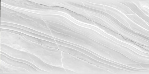 Obraz premium Soft white marble shows light wavy layering with a subtle veined effect